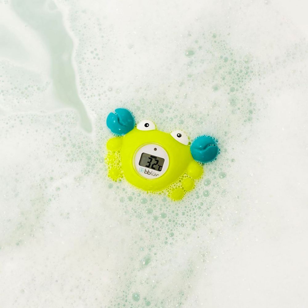 Bath Thermometer Krab - Green / Blue