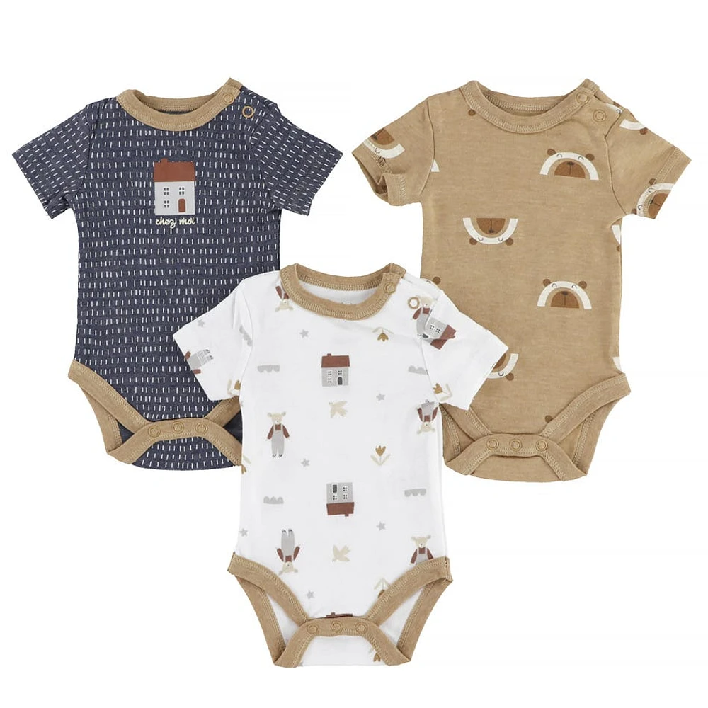 Boho 3 Pieces Set Bodysuits 0-30m