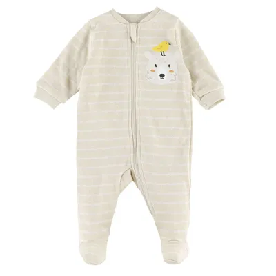 Bear Striped Pajamas 0-30m