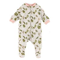 Cheetah Flowers Pajamas 0-30m