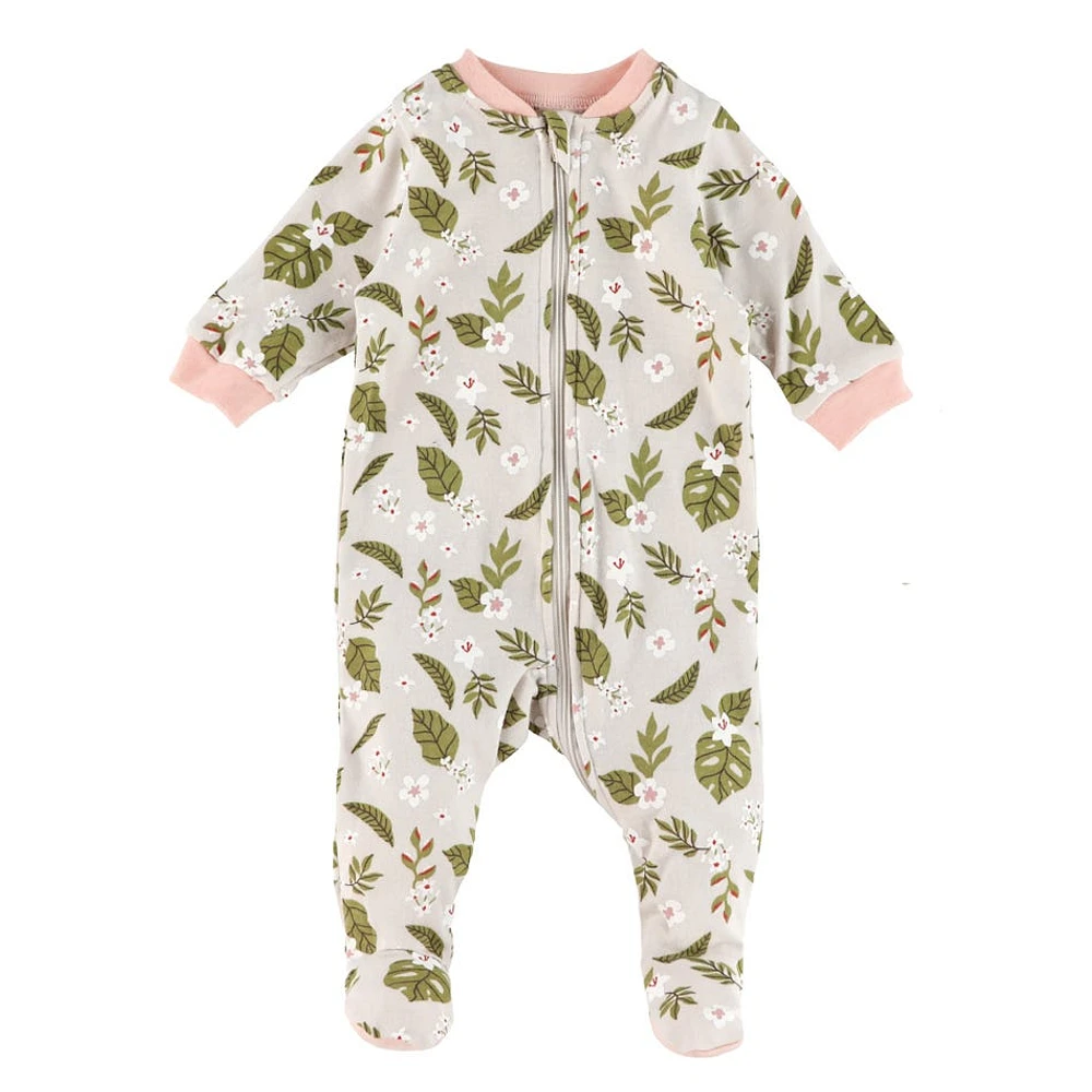 Cheetah Flowers Pajamas 0-30m