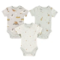 Stars 3 Pieces Bodysuits 0-30m