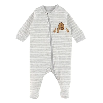 Farm Striped Pajamas 0-30m