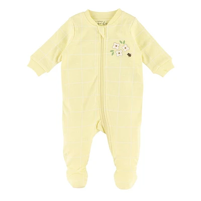Pyjama Carreaux Abeilles 0-30mois