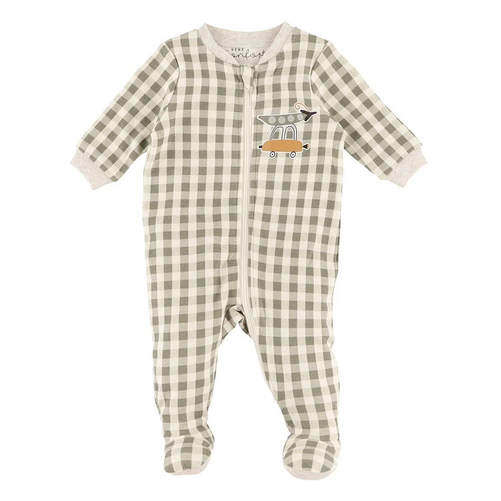 Pyjama Gingham Pois 0-30mois
