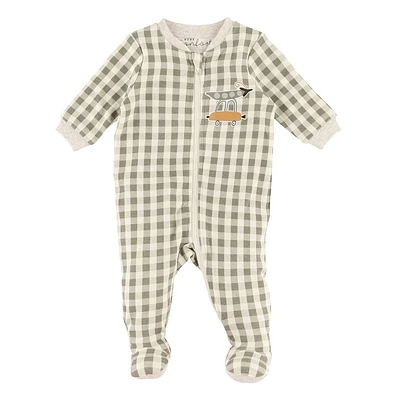 Pyjama Gingham Pois 0-30mois