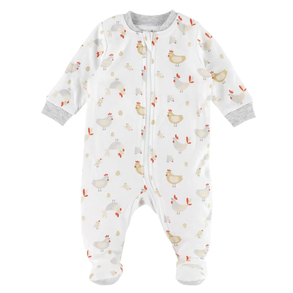 Farm Hens Pajamas 0-30m