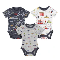 Cars 3-Pack Bodysuits 0-30m