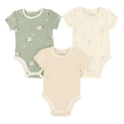 Sheep 3 Pieces Set Bodysuits 0-30m