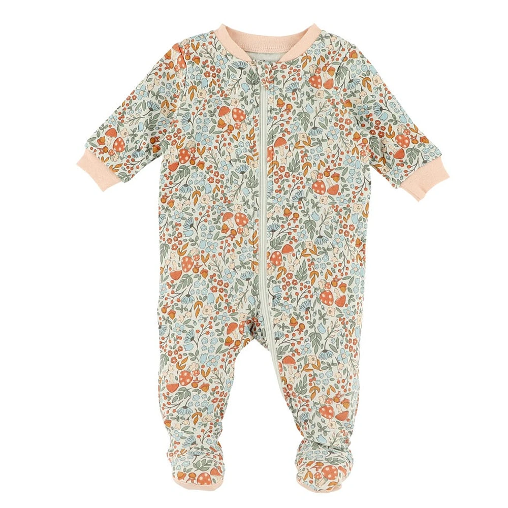 Foxes Flowers Pajamas 0-30m