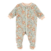 Foxes Flowers Pajamas 0-30m