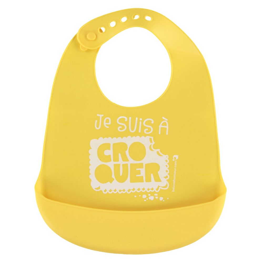 Bib Silicone - Yellow Croquer