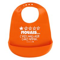 Bib Silicone Orange Mamie