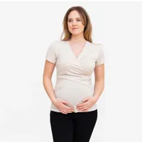 Beige Nursing T-Shirt