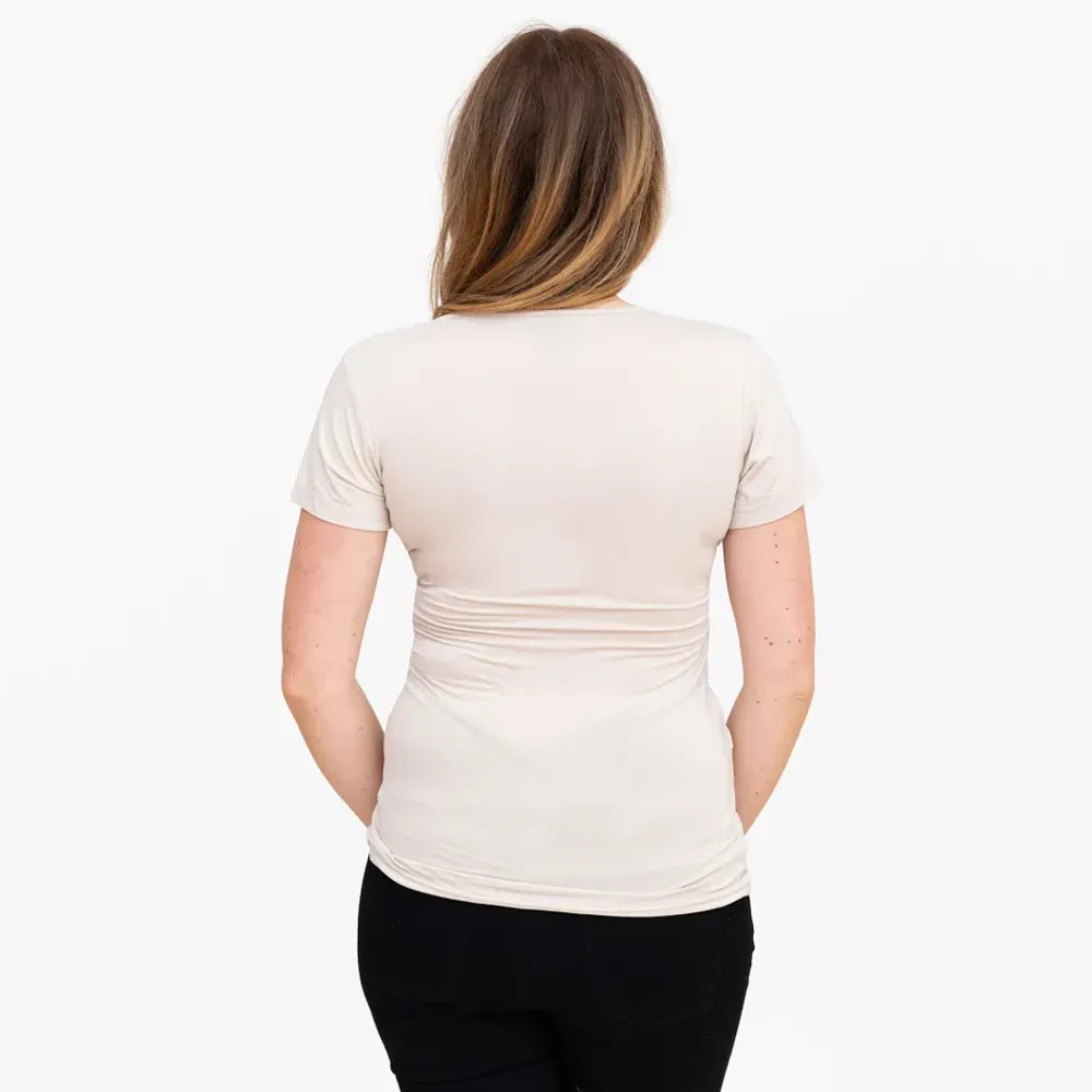 Beige Nursing T-Shirt