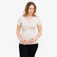 Beige Nursing T-Shirt