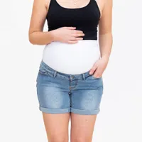 Maternity Denim Shorts