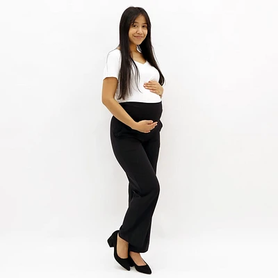 Black Classic Maternity Pants