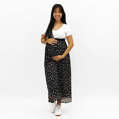 Maternity Printed Skirt