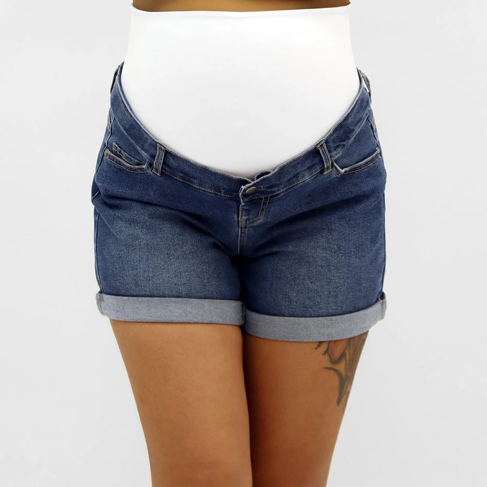 Maternity Denim Shorts