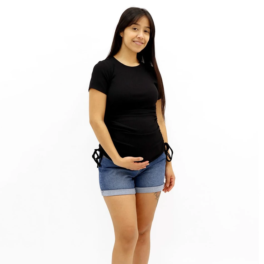 Maternity Denim Shorts