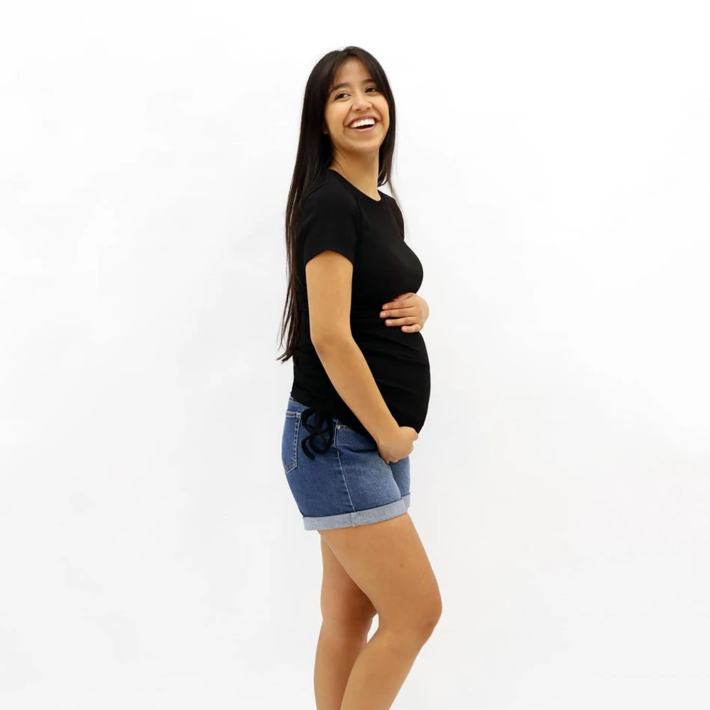 Maternity Denim Shorts