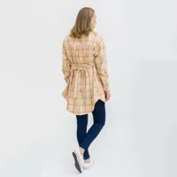 Maternity Plaid Jacket