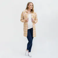 Maternity Plaid Jacket