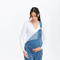 Denim Maternity Overall