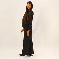 Black Classic Maternity Pants