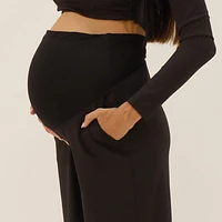 Black Classic Maternity Pants