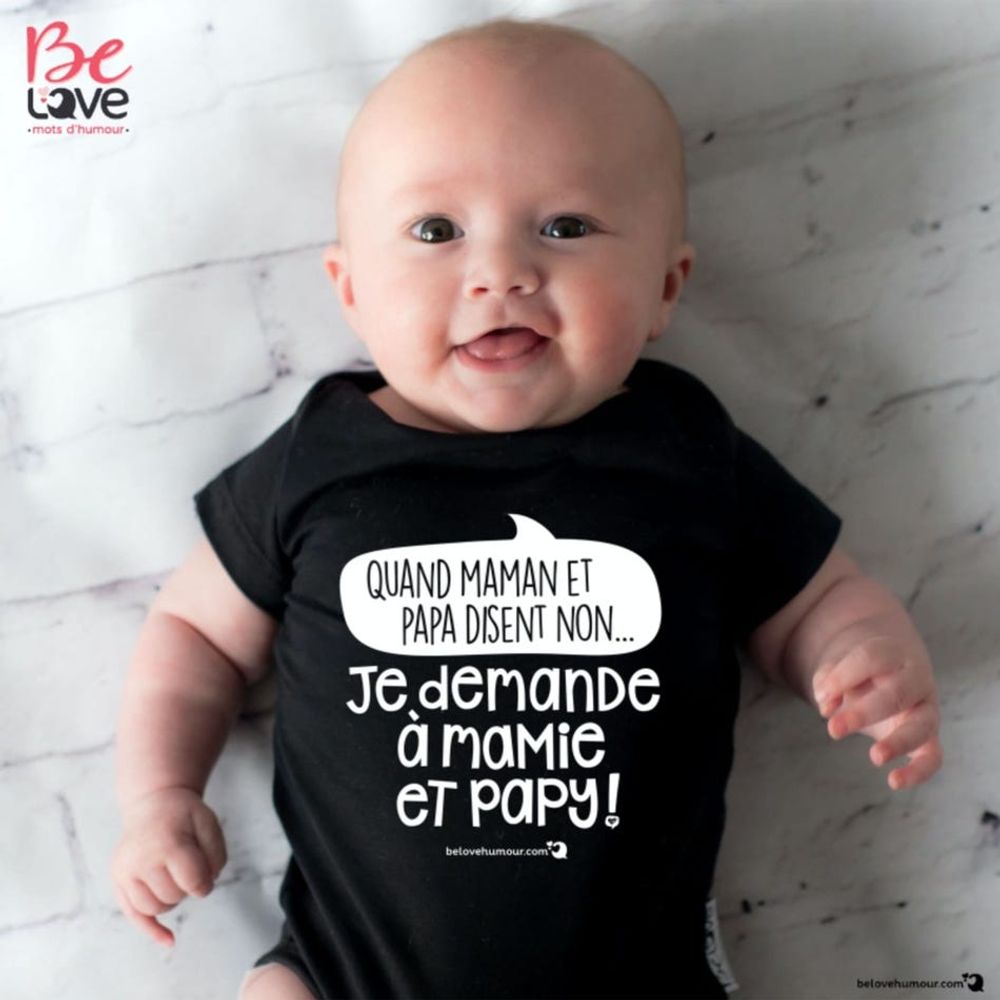 Mamie Papy Bodysuit 3-12m