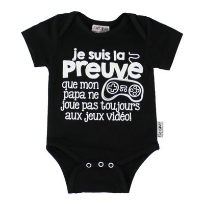 Je Suis La Preuve Vidéo Bodysuit 3-12m