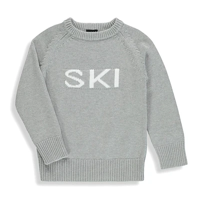 Tricot Ski Gris 4-6ans