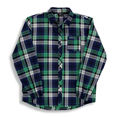 Flannel Plaid Shirt 4-16y