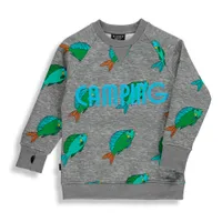 Fish Camping Sweat 2-7y