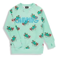 Flamingo Camping Sweatshirt2-7y