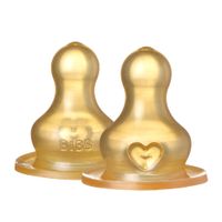 BIBS Bottle Nipple Latex 2-Pack