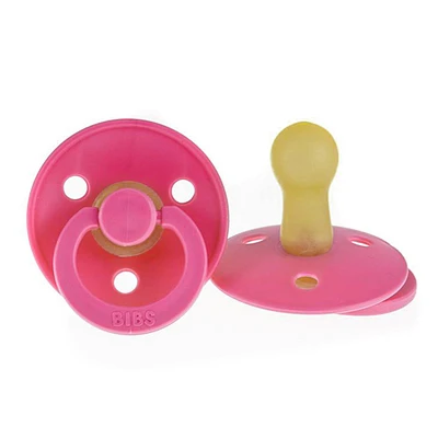 Pacifier Bibs 0-6m Set of 2 - Coral (Size 1)