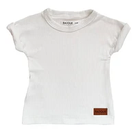 T-Shirt Uni Crème 1-6ans