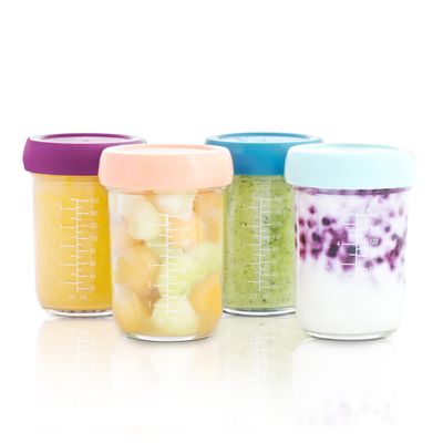 Glass Storage Containers (4) 8OZ