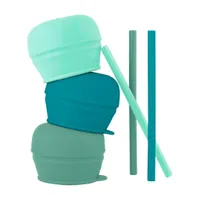 Universal Silicone Snug Straw - Set of 3