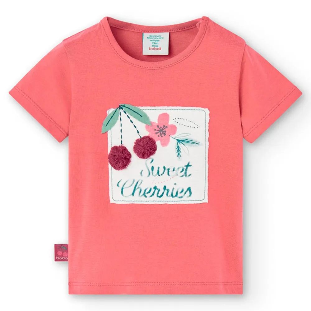 Cherry printed T-Shirt 3-8y