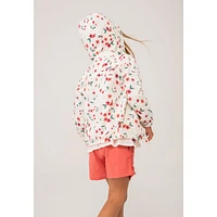 Cherry Zip Hoodie 4-8y