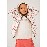 Cherry Zip Hoodie 4-8y