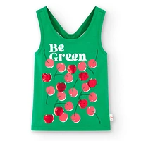 Flowers Cherry Tank Top 4-8y