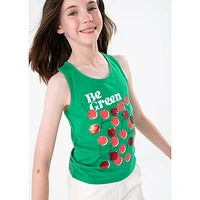 Camisole Cerises Fleurs 4-8ans