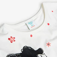 Flowers Bicycle T-Shirt 4-8y