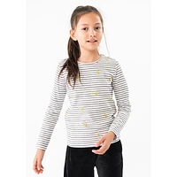 Queen Bee Striped T-Shirt 4-10y