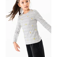 Queen Bee Striped T-Shirt 4-10y